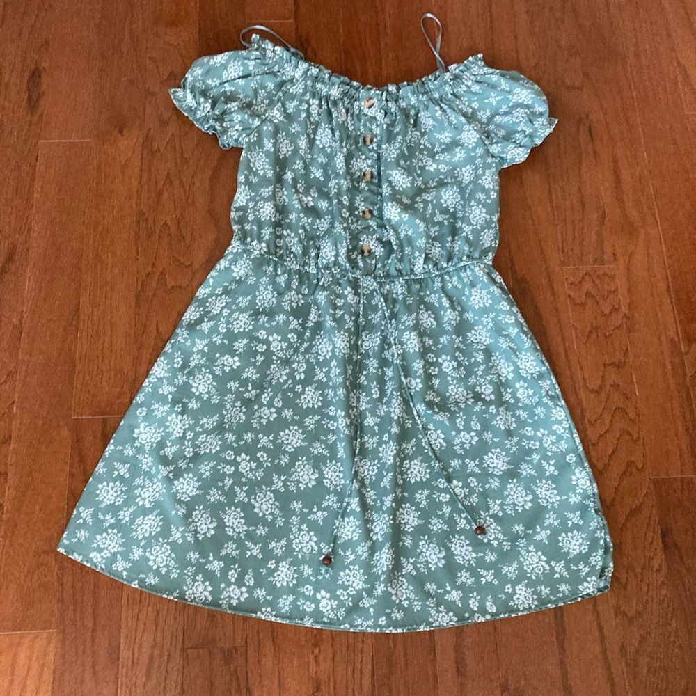 Ditsy XL Floral Print Cutesy Floral Milkmaid Y2K Summer Milkmaid Dress